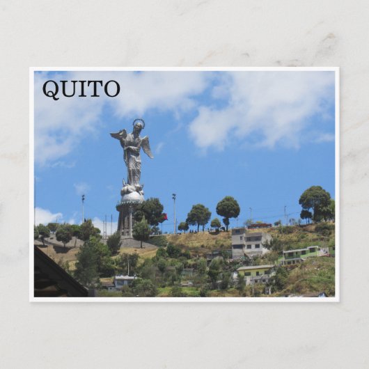 el panecillo quito postkarte (Vorderseite)
