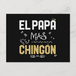 El Papa Mas Chingon Spanischer Vater Cool Mexiko Postkarte