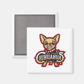 El Pas0 Chihuahuas Baseball Baseball T-Shirt Magnet (Vorderseite/Rückseite)