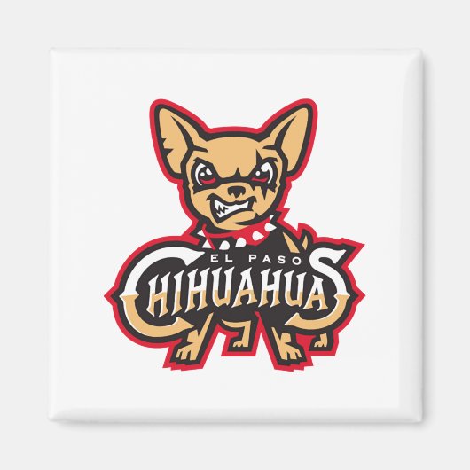 El Pas0 Chihuahuas Baseball Baseball T-Shirt Magnet (Vorne)