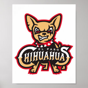 El Pas0 Chihuahuas Baseball Baseball T-Shirt Poster