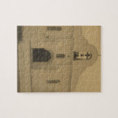 El Paso Auftrag-alte katholische Kirche - Mexiko Puzzle (Horizontal)