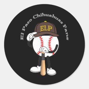El Paso Chihuahuas_sd_milb_001 Runder Aufkleber