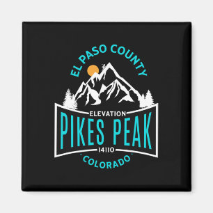 El Paso County Pikes Peak Colorado Klettern Magnet