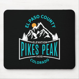 El Paso County Pikes Peak Colorado Klettern Mousepad