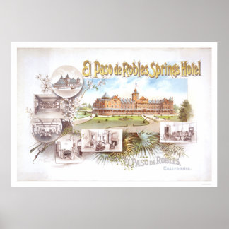 El Paso de Robles Springs Hotel Poster