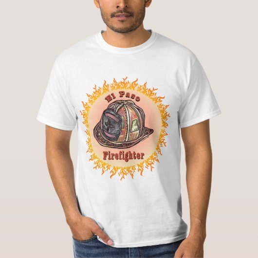 El Paso Firefighter T - Shirt (Vorderseite)