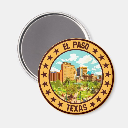 El Paso Magnet (Vorderseite/Rückseite)