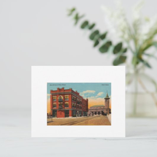 el Paso Postkarte (Stehend Vorderseite)