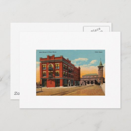 el Paso Postkarte (Vorne/Hinten)