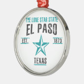 El Paso Silbernes Ornament (Links)