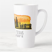 El Paso Skyline Latitude und Länge Milchtasse (Rechts)