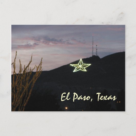 El Paso Star Postcard Postkarte (Vorderseite)
