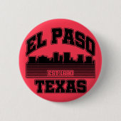El Paso, Texas Button (Vorderseite)
