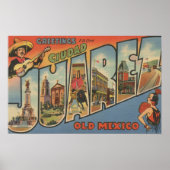El Paso, Texas - Ciudad Juarez Poster (Vorne)
