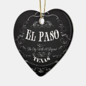 El Paso, Texas - die Stadt mit einer Legende Keramikornament (Links)