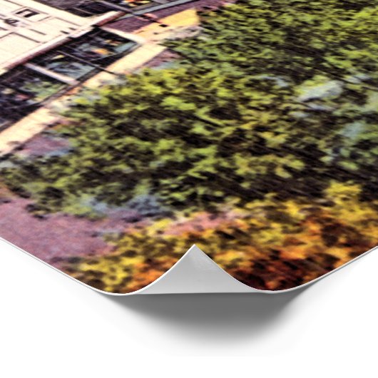 El Paso, Texas Downtown 1940 Poster (Ecke)