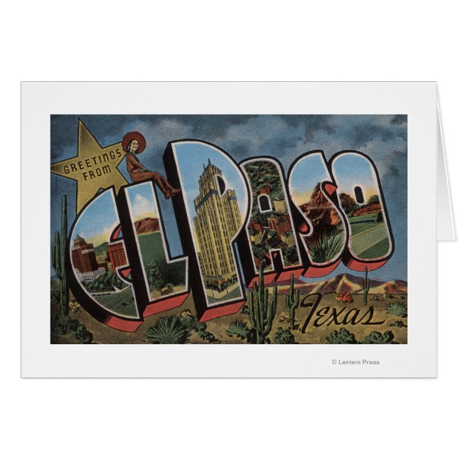 El Paso, Texas - Große Briefszenen (Vorderseite (Horizontal))