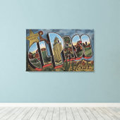 El Paso, Texas - Große Briefszenen Leinwanddruck (Insitu (Holzboden))