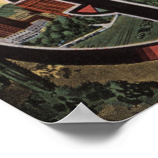 El Paso, Texas - Große Briefszenen Poster (Ecke)