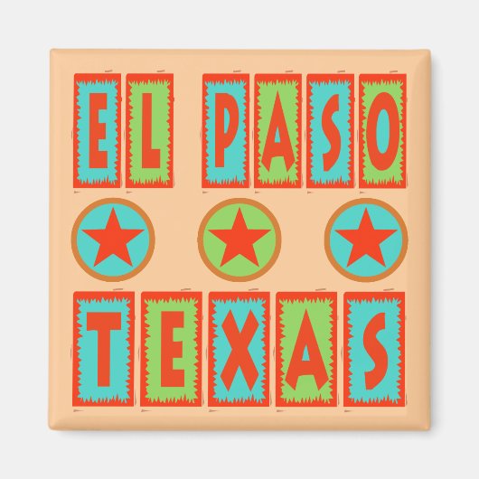 EL PASO, TEXAS MAGNET (Vorne)