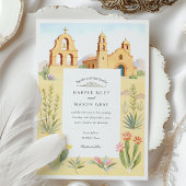 El Paso Texas Mission Church Wedding Einladung