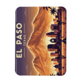 El Paso Texas Reise Magnet (Vertikal)