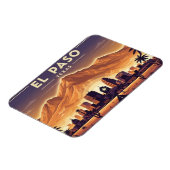 El Paso Texas Reise Magnet (Linke Seite)