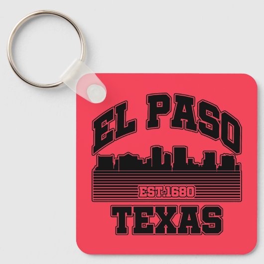 El Paso, Texas Schlüsselanhänger (Vorderseite)