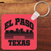 El Paso, Texas Schlüsselanhänger (Rückseite)