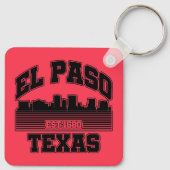 El Paso, Texas Schlüsselanhänger (Rückseite)