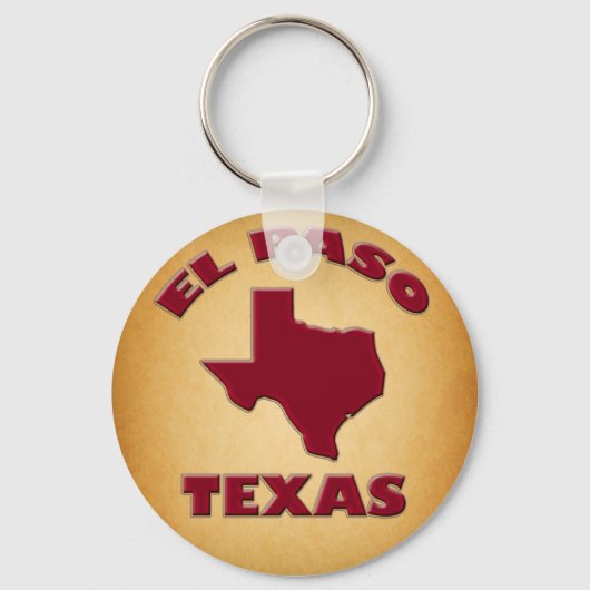 EL PASO, TEXAS SCHLÜSSELANHÄNGER (Vorderseite)