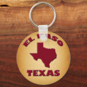 EL PASO, TEXAS SCHLÜSSELANHÄNGER (Vorderseite)