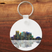 El Paso Texas Skyline Schlüsselanhänger (Vorderseite)