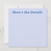 EL PASO, TEXAS SKYLINE SP - EINLADUNG (Rückseite)