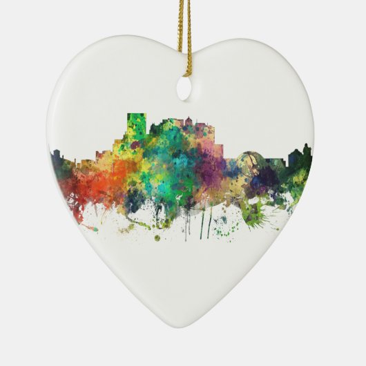 EL PASO, TEXAS SKYLINE-SP - KERAMIK ORNAMENT (Rechts)