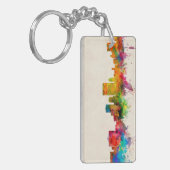 El Paso Texas Skyline-Stadtbild Schlüsselanhänger (Vorderseite links)