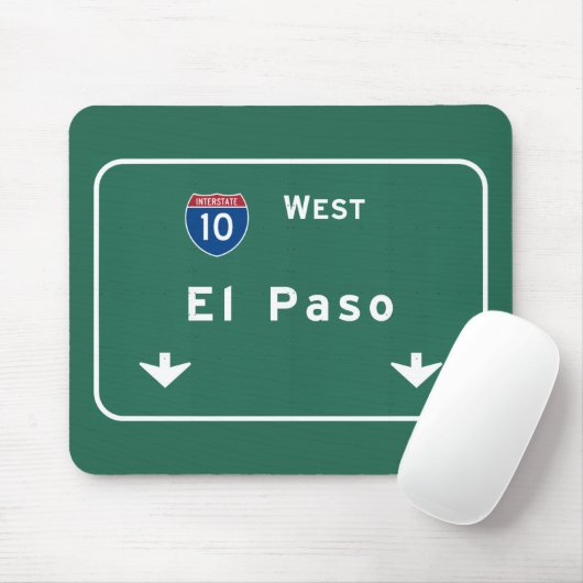 El Paso Texas tx Autobahn-Autobahn-Straße: Mousepad (Mit Mouse)