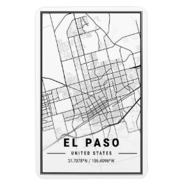 El Paso Texas USA City Travel Magnet