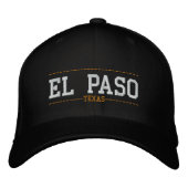 El Paso Texas USA Stickereihats Bestickte Kappe (Vorderseite)