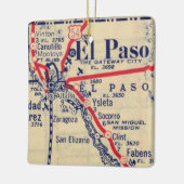 El Paso TX 1948 Karte Keramikornament (Links)