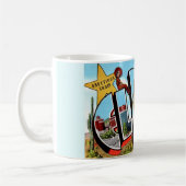 El Paso TX Postkarte Kaffeetasse (Links)