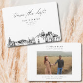El Paso Wedding Modern Save the Date Einladung
