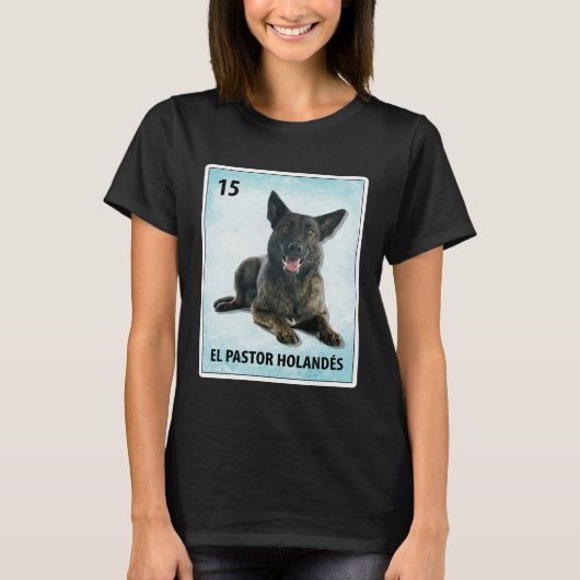 El Pastor Holandes Mexican Dutch Shepherd Cards T-Shirt (Vorderseite)