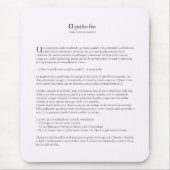 El Patito feo Mousepad (Vorne)