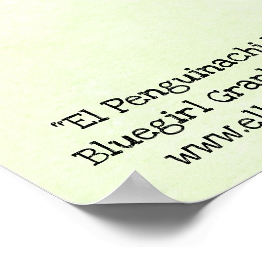 El Penguinachi Polar Poster (Ecke)