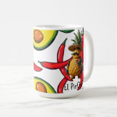 El PinCho Crew Socks - Ananas Imperium Kaffeetasse (VorderseiteRechts)