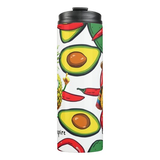 El PinCho Crew Socks - Ananas Imperium Thermosbecher (Vorderseite)