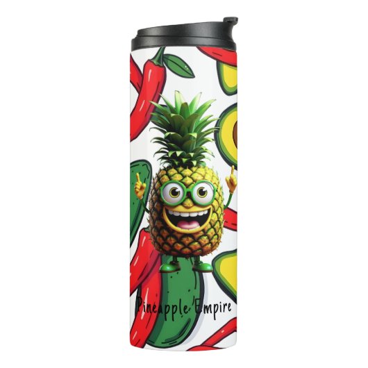 El PinCho Crew Socks - Ananas Imperium Thermosbecher (Nach links gedreht)