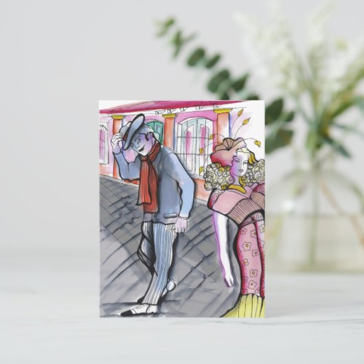 El Piropo Tango Postkarte (Stehend Vorderseite)